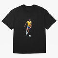 Legends of The Beautiful Game Cartoon Collection Legends Socrates Cartoon Artwork9 Oversized T-Shirt Celebrate Rivalries and Pride in FIFA World Cup 2026 USA Canada Mexico for Fans of Messi and Cristiano Ronaldo and Argentina, Bringing Football