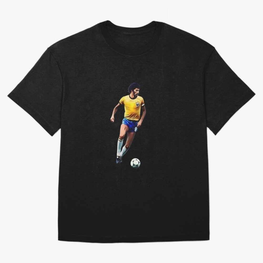 Legends of The Beautiful Game Cartoon Collection Legends Socrates Cartoon Artwork9 Oversized T-Shirt Celebrate Rivalries and Pride in FIFA World Cup 2026 USA Canada Mexico for Fans of Messi and Cristiano Ronaldo and Argentina, Bringing Football