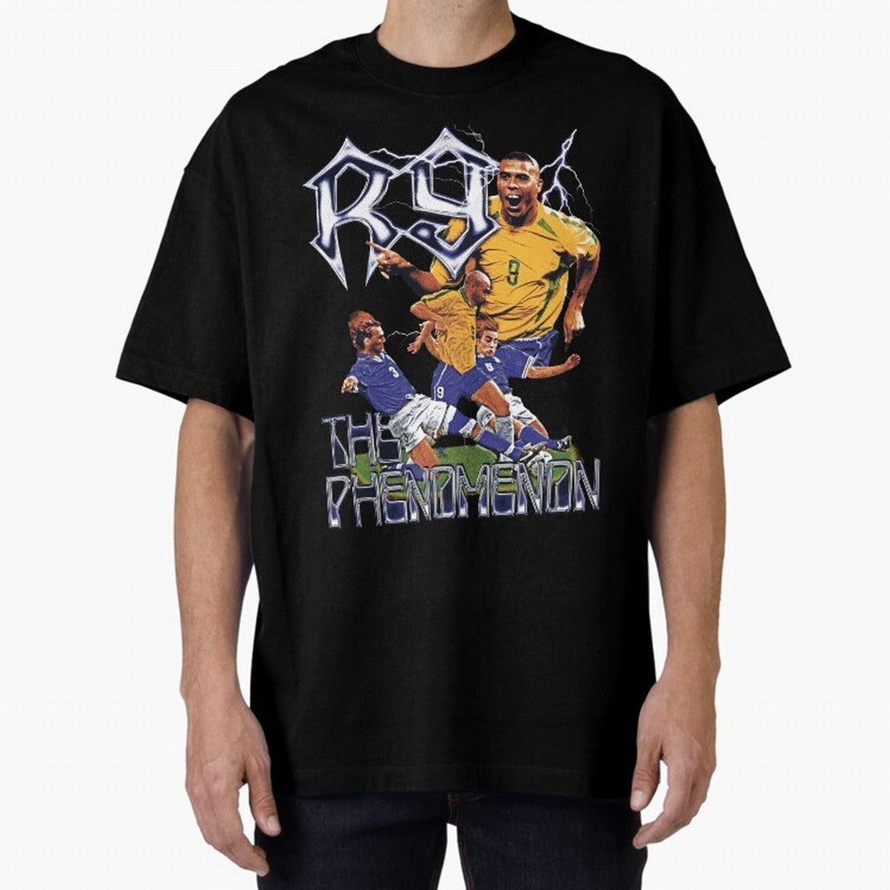 R9, The Phenomenon Oversized T-Shirt Enjoy the FIFA World Cup 2026 USA Canada Mexico Journey through Neymar Highlights, Argentina Pride, Match Day Excitement, Supporter Culture, Golden Goals and Global Football Passion; Made for Die Hard