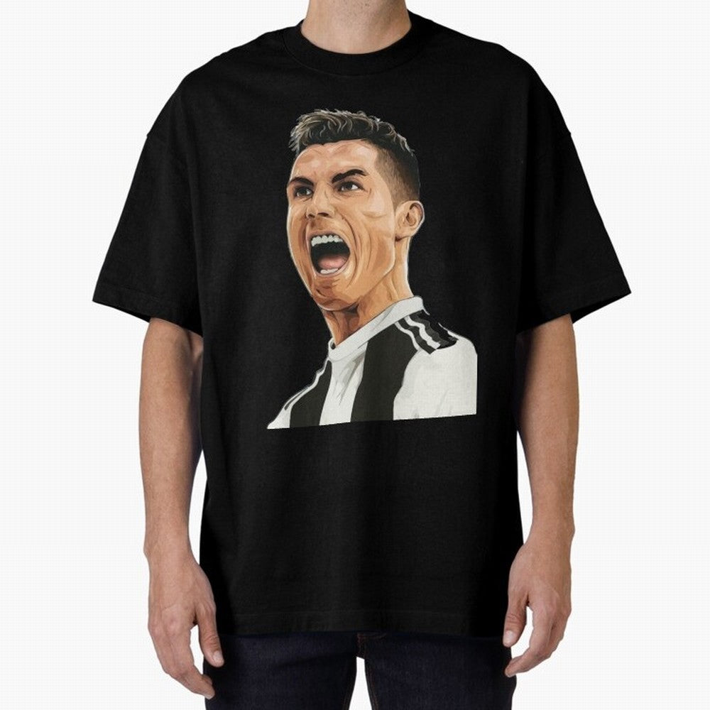 Ronaldo Ronaldo Oversized T-Shirt Experience Global Football Passion for FIFA World Cup 2026 Group Stage, Built around Haaland and Mbappe, Portugal, Championship Spirit, Famous Goals, Roaring Crowds and International Football Unity; Great for Watch