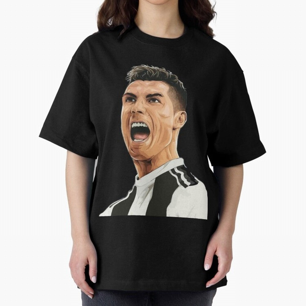 Ronaldo Ronaldo Oversized T-Shirt Experience Global Football Passion for FIFA World Cup 2026 Group Stage, Built around Haaland and Mbappe, Portugal, Championship Spirit, Famous Goals, Roaring Crowds and International Football Unity; Great for Watch