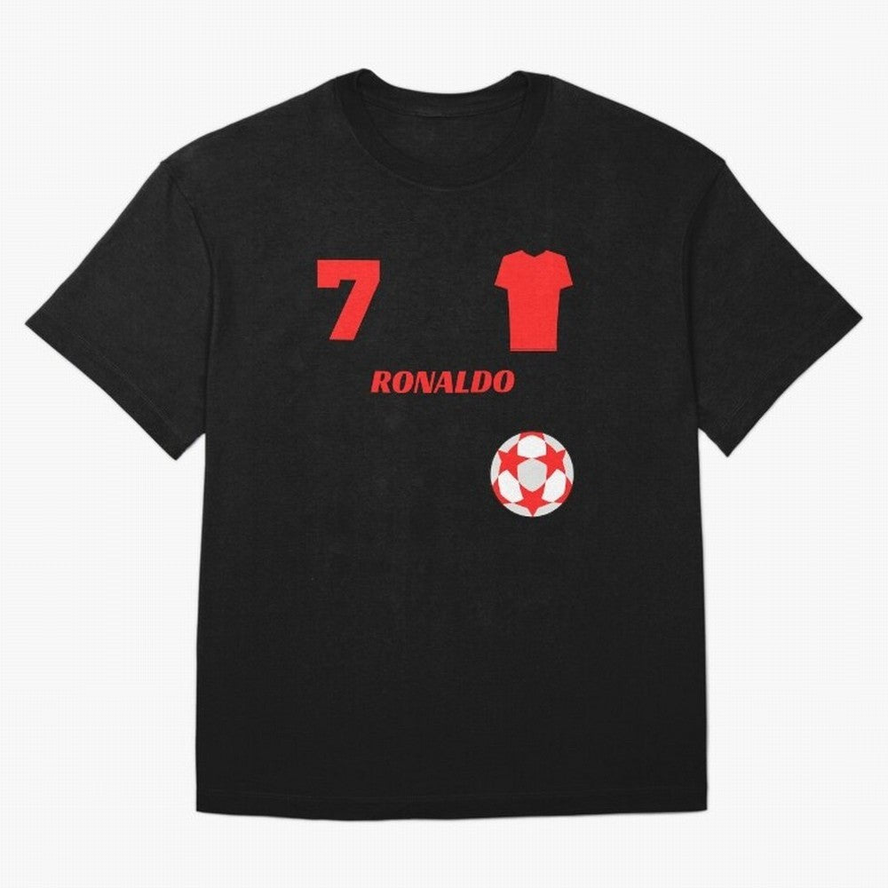 Ronaldo 7 - Man U Back to Manchester Oversized T-Shirt Celebrate the Next Chapter of Match Day Hype around FIFA World Cup 2026 Group Stage, Neymar, Argentina and Brazil, Stadium Memories, Football Loyalty, International Chants and Championship
