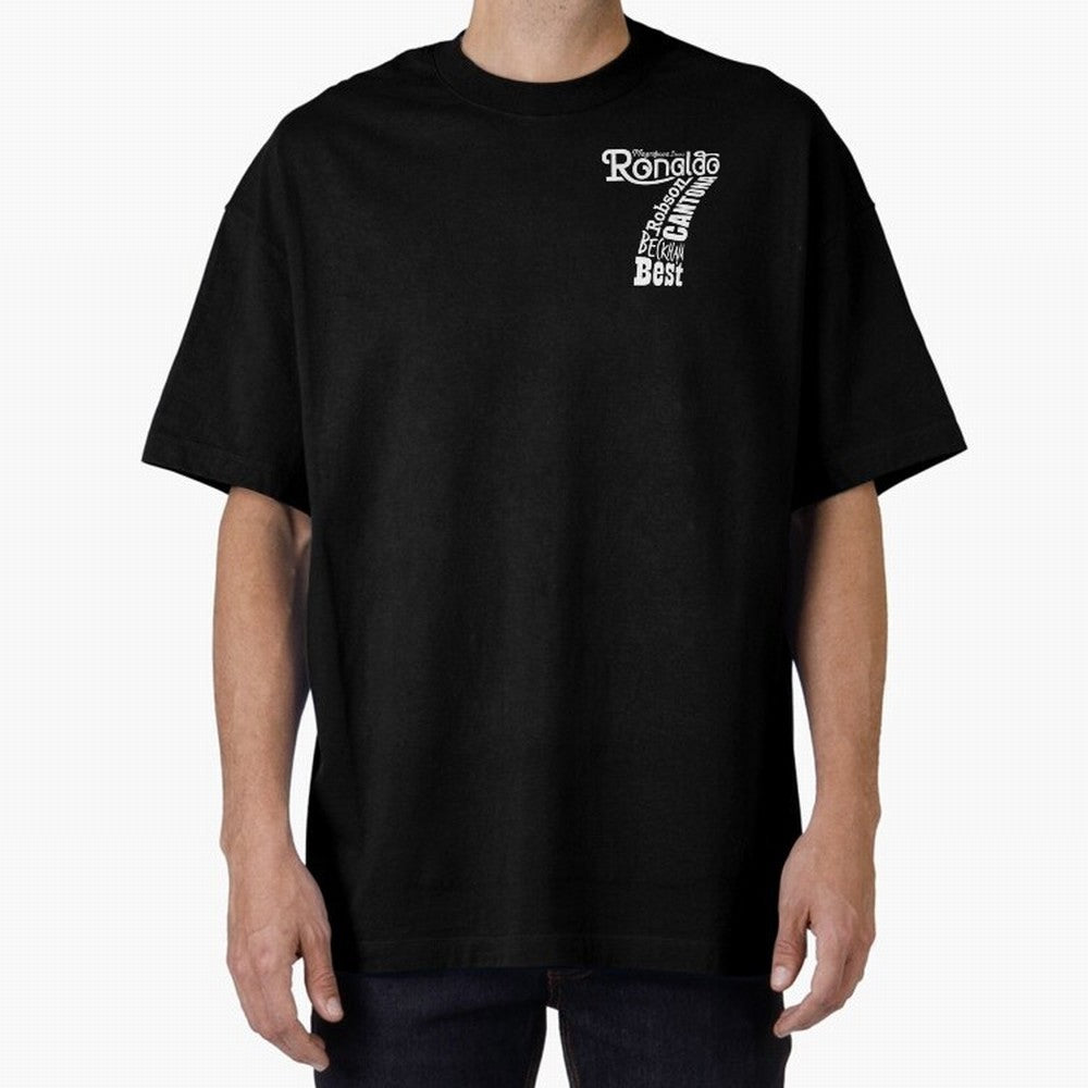 Manchester United Magnificent Sevens Oversized T-Shirt Bring Stadium Energy to FIFA World Cup 2026 Highlighting Messi, Brazil, Portugal and Argentina Energy, Championship Spirit, Famous Goals, Roaring Crowds and International Football Unity; Ideal