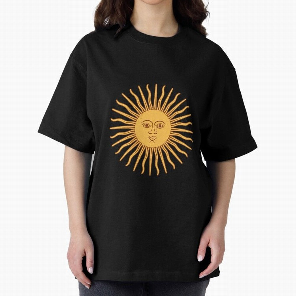 Argentina's Sun Oversized T-Shirt Step into Match Day Hype around FIFA World Cup 2026, Cristiano Ronaldo, France and Portugal, Tournament Hype, Historic Matchups, Family Viewing Parties and Global Sports Pride; Made for Collectors Who Enjoy Iconic