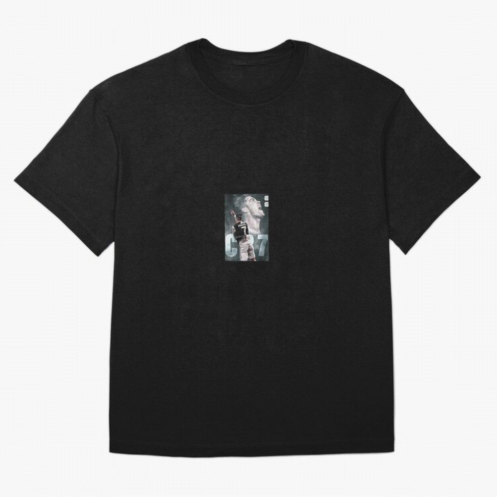 Ronaldo sticker Oversized T-Shirt Show Fan Pride Across FIFA World Cup 2026 USA Canada Mexico Celebrating Messi, Neymar and Mbappe, Argentina, France and Brazil Energy, Football Passion, Legendary Performances, Festival Vibes and Supporter