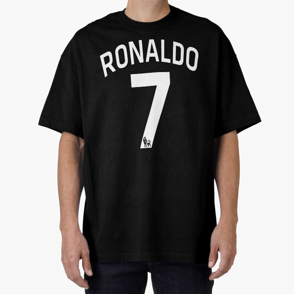 Ronaldo 7 Oversized T-Shirt Feel the Heartbeat of Global Football Passion for FIFA World Cup 2026 Group Stage, Centered on CR7 and Messi, England, Football Festival Excitement, Trophy Ambitions, Country Rivalries and Star Player Buzz; Ideal for