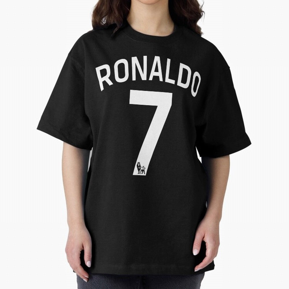 Ronaldo 7 Oversized T-Shirt Feel the Heartbeat of Global Football Passion for FIFA World Cup 2026 Group Stage, Centered on CR7 and Messi, England, Football Festival Excitement, Trophy Ambitions, Country Rivalries and Star Player Buzz; Ideal for