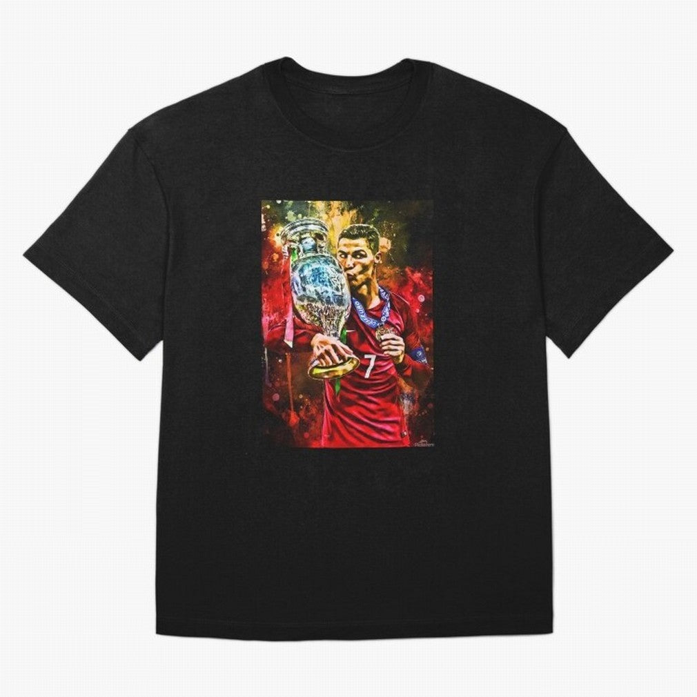 Christiano Ronaldo Oversized T-Shirt Join the Global Buzz around FIFA World Cup 2026 Group Stage Spirit, Filled with France, Messi and Cristiano Ronaldo, Sports Nostalgia, International Competition, Famous Players and Unforgettable Victories; Built