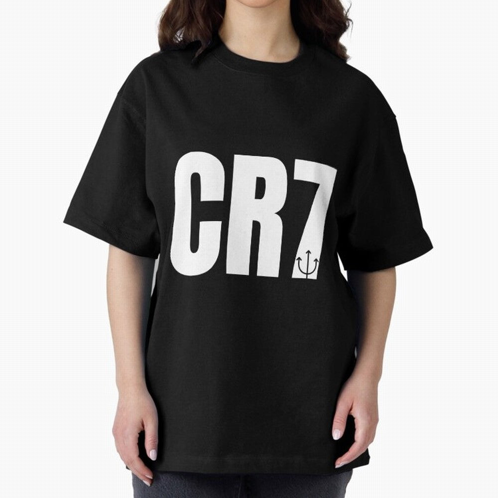CR7 - Cristiano Ronaldo Manchester United 2021 Oversized T-Shirt Fuel Your Fan Pride for FIFA World Cup 2026 Group Stage for Fans of Neymar, Haaland and Cristiano Ronaldo and Argentina, France and Brazil, Bringing Match Day Excitement, Supporter