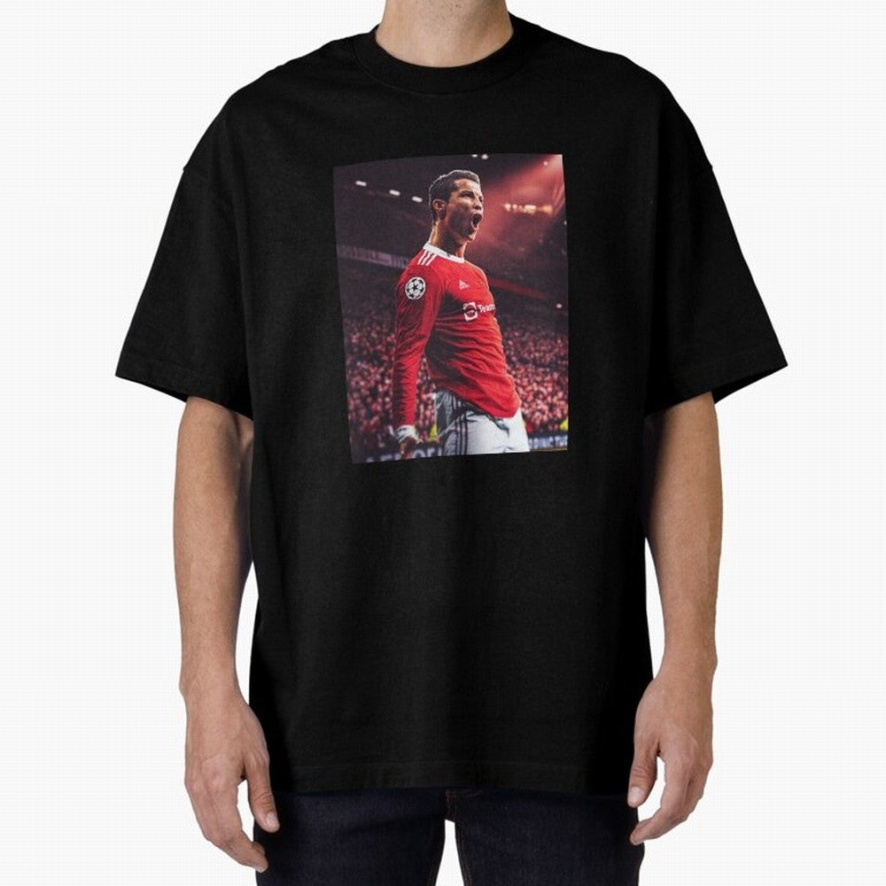 Cristiano Ronaldo CR7 Manchester Home 202122,Ronaldo Gifts, Ronaldo Best Selling , Ronaldo Top Item Oversized T-Shirt Honor the Beautiful Game during Global Football Passion for FIFA World Cup 2026 Group Stage, Highlighting CR7 and Messi, Brazil,