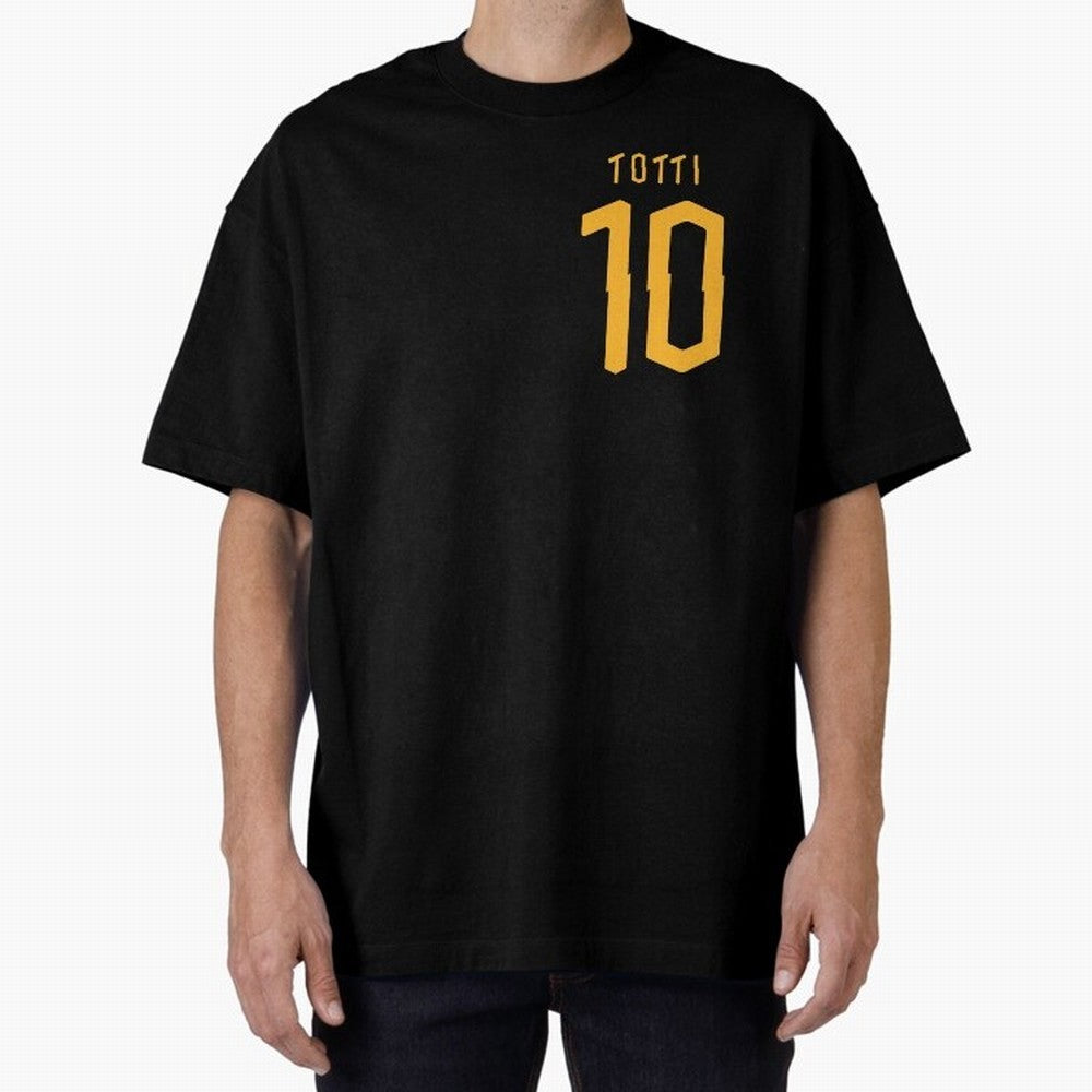Totti 2020 Oversized T-Shirt Celebrate Rivalries and Pride in FIFA World Cup 2026 USA Canada Mexico Spirit, Celebrating Spain, Haaland and Mbappe, Classic Soccer Heritage, Championship Pressure, Fan Loyalty and International Pride; Created for