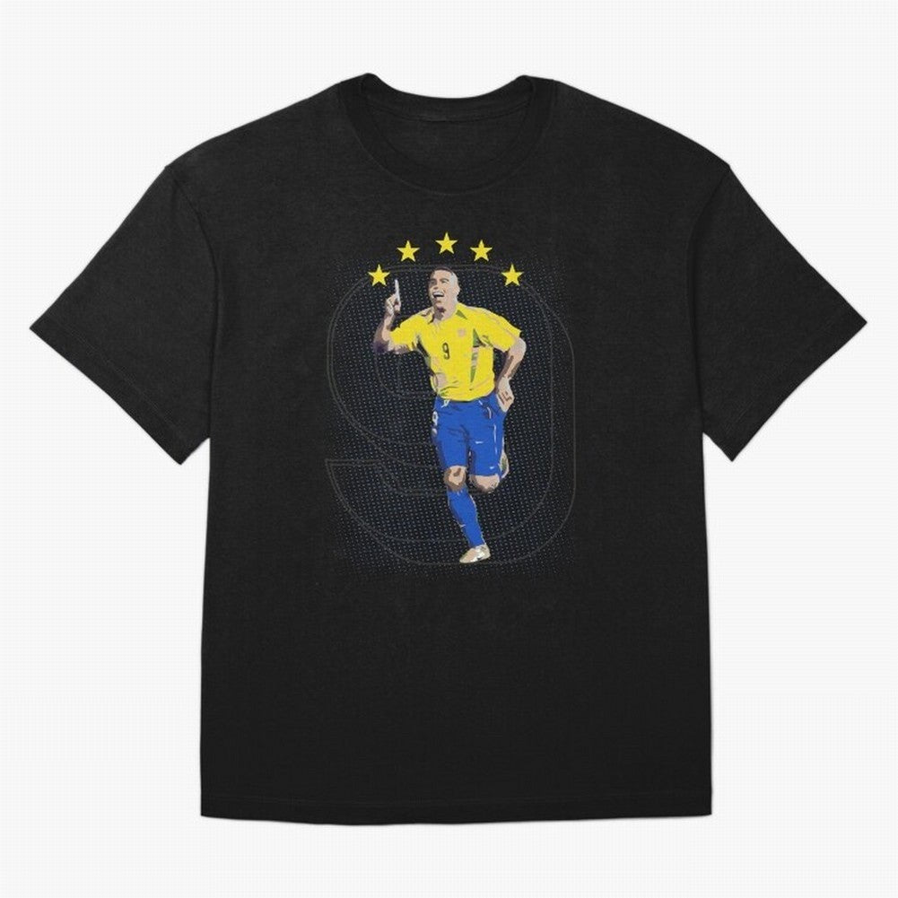 Ronaldo Fenomeno Oversized T-Shirt Honor the FIFA World Cup 2026 USA Canada Mexico Journey through Haaland and Mbappe Highlights, France Pride, Goal Celebration Energy, Supporter Heritage, Football Icons and Worldwide Tournament Joy; Created for