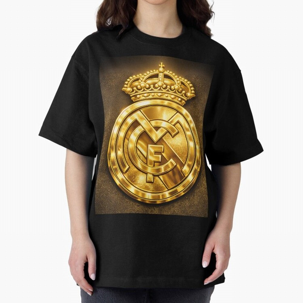Madrid Oversized T-Shirt Honor Champions and Dreams in the FIFA World Cup 2026 USA Canada Mexico Journey through Cristiano Ronaldo Highlights, Netherlands Pride, Stadium Memories, Football Loyalty, International Chants and Championship Tradition;