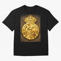 Madrid Oversized T-Shirt Honor Champions and Dreams in the FIFA World Cup 2026 USA Canada Mexico Journey through Cristiano Ronaldo Highlights, Netherlands Pride, Stadium Memories, Football Loyalty, International Chants and Championship Tradition;