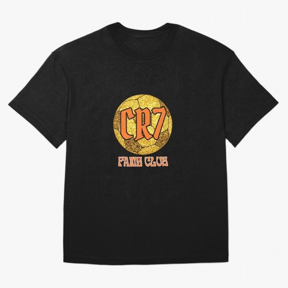 CR7 ORANGE Oversized T-Shirt Relive the Noise and Pride of FIFA World Cup 2026 Group Stage Centered on Messi, CR7 and Mbappe, Germany Energy, Football Festival Excitement, Trophy Ambitions, Country Rivalries and Star Player Buzz; Created for Match