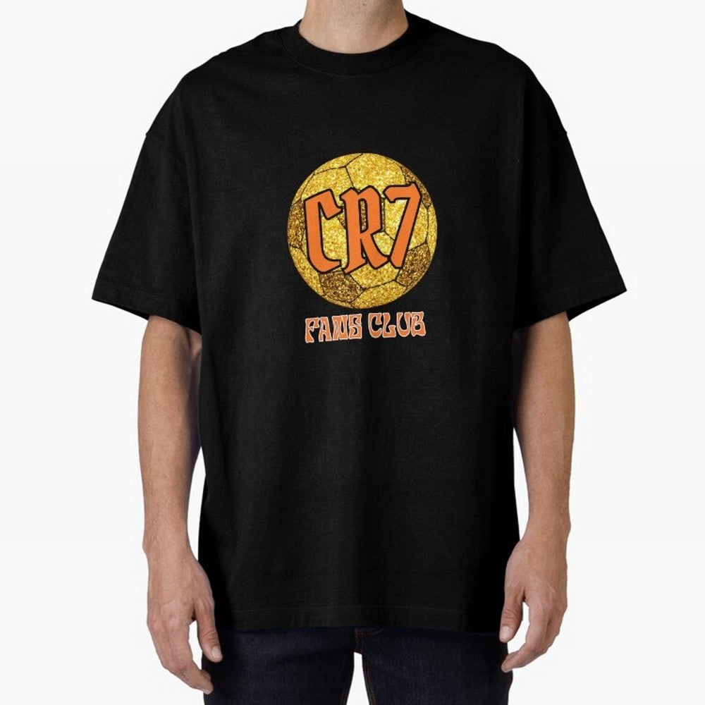 CR7 ORANGE Oversized T-Shirt Relive the Noise and Pride of FIFA World Cup 2026 Group Stage Centered on Messi, CR7 and Mbappe, Germany Energy, Football Festival Excitement, Trophy Ambitions, Country Rivalries and Star Player Buzz; Created for Match