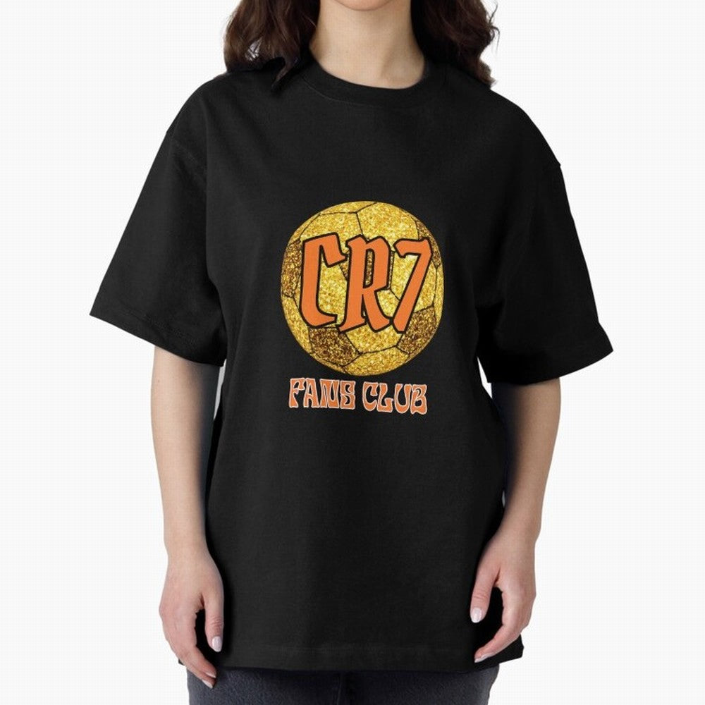 CR7 ORANGE Oversized T-Shirt Relive the Noise and Pride of FIFA World Cup 2026 Group Stage Centered on Messi, CR7 and Mbappe, Germany Energy, Football Festival Excitement, Trophy Ambitions, Country Rivalries and Star Player Buzz; Created for Match