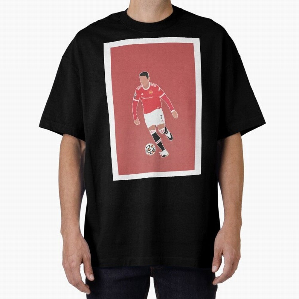 Cristiano Ronaldo 2 Oversized T-Shirt Bring Home Match Day Hype around FIFA World Cup 2026, CR7 and Messi, Germany, Match Day Excitement, Supporter Culture, Golden Goals and Global Football Passion; Made for Collectors Who Enjoy Iconic Players,