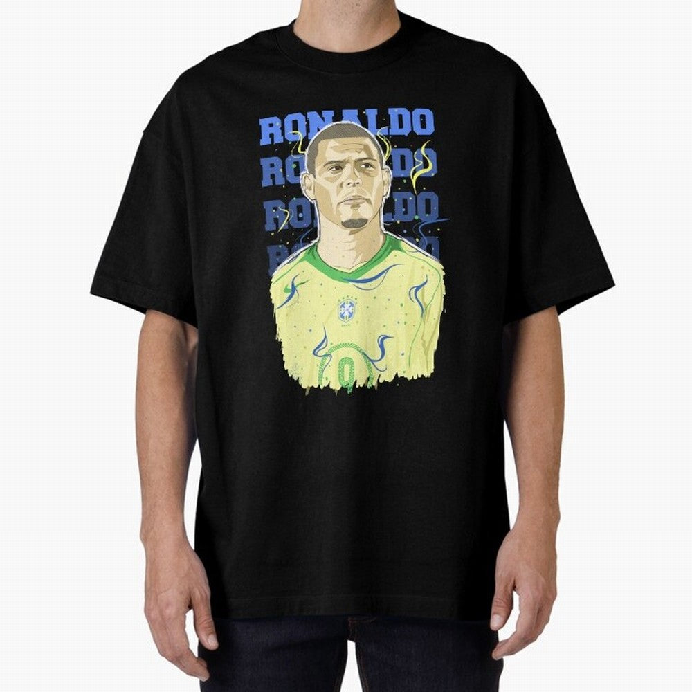 Ronaldo Oversized T-Shirt Bring FIFA World Cup 2026 USA Canada Mexico Highlighting Haaland, Portugal Energy, Champion Mindset, Group Stage Buzz, Knockout Tension and Passionate Fan Culture; Ideal for Football Dads, Football Moms, Friends,