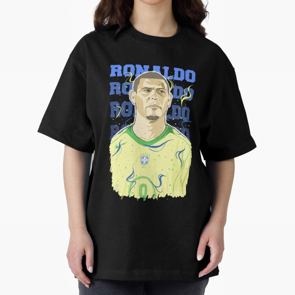 Ronaldo Oversized T-Shirt Bring FIFA World Cup 2026 USA Canada Mexico Highlighting Haaland, Portugal Energy, Champion Mindset, Group Stage Buzz, Knockout Tension and Passionate Fan Culture; Ideal for Football Dads, Football Moms, Friends,
