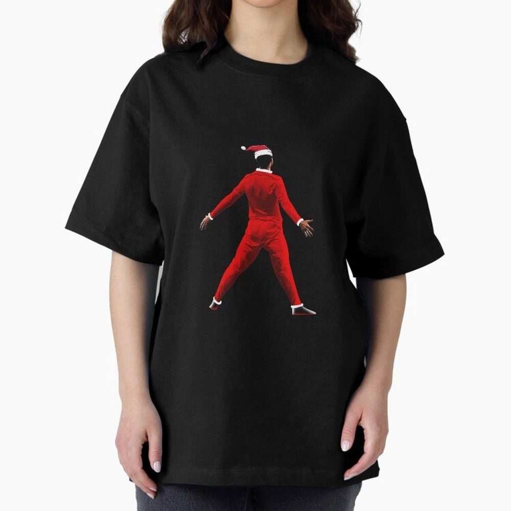 All I Want For Christmas Is Siuuu CR7 fans Christian Ronaldo Xmas Oversized T-Shirt Celebrate the Biggest Stage of Match Day Hype around FIFA World Cup 2026 Group Stage, Haaland and Mbappe, Portugal, Spain and Germany, Sports Nostalgia,