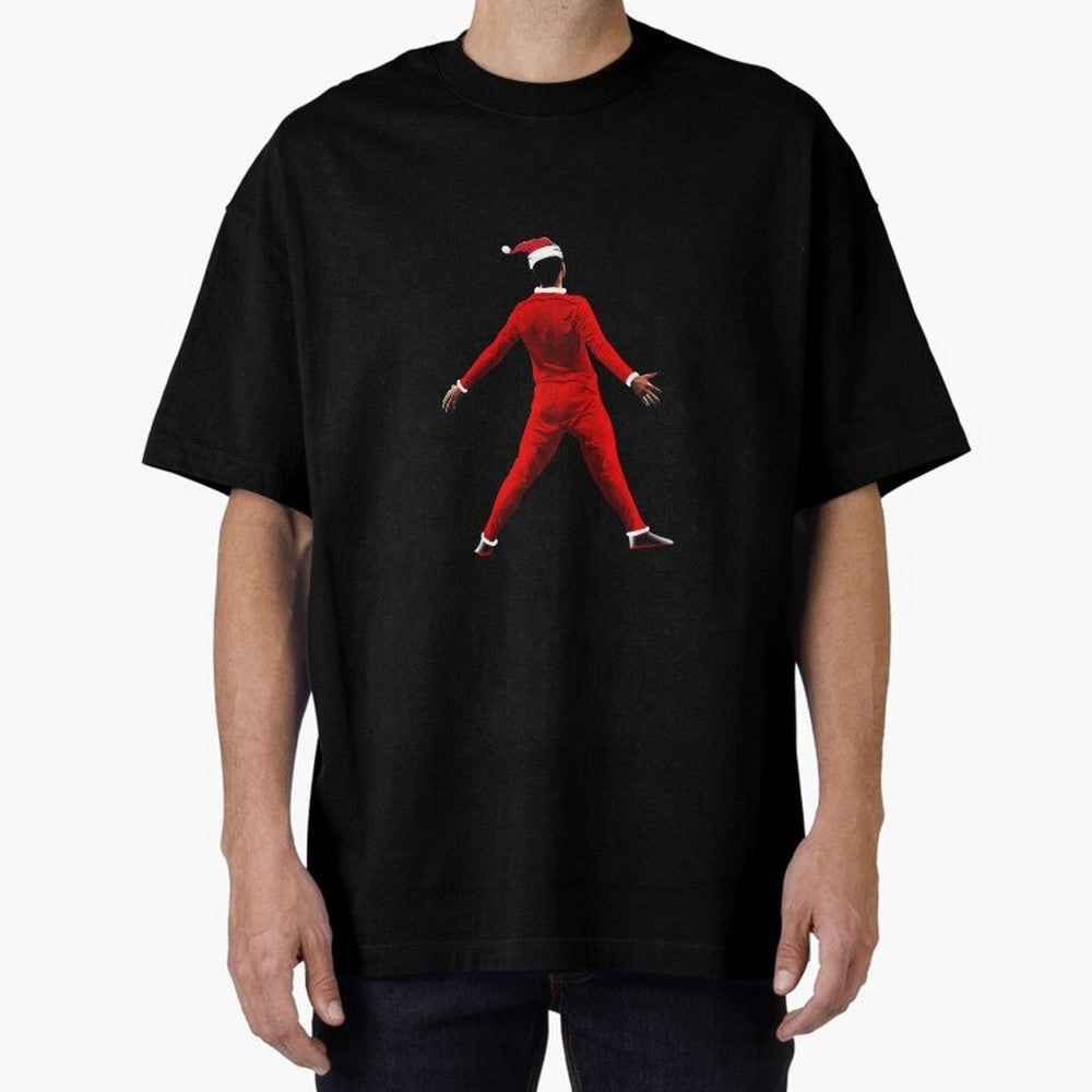 All I Want For Christmas Is Siuuu CR7 fans Christian Ronaldo Xmas Oversized T-Shirt Celebrate the Biggest Stage of Match Day Hype around FIFA World Cup 2026 Group Stage, Haaland and Mbappe, Portugal, Spain and Germany, Sports Nostalgia,