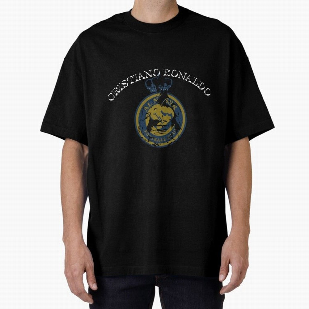 Ronaldo CR7 al nassr Oversized T-Shirt Celebrate Football Heritage in the FIFA World Cup 2026 Journey through Mbappe Highlights, Portugal Pride, Global Supporter Spirit, Legendary Goals, National Colors and Tournament Celebration; Ideal for