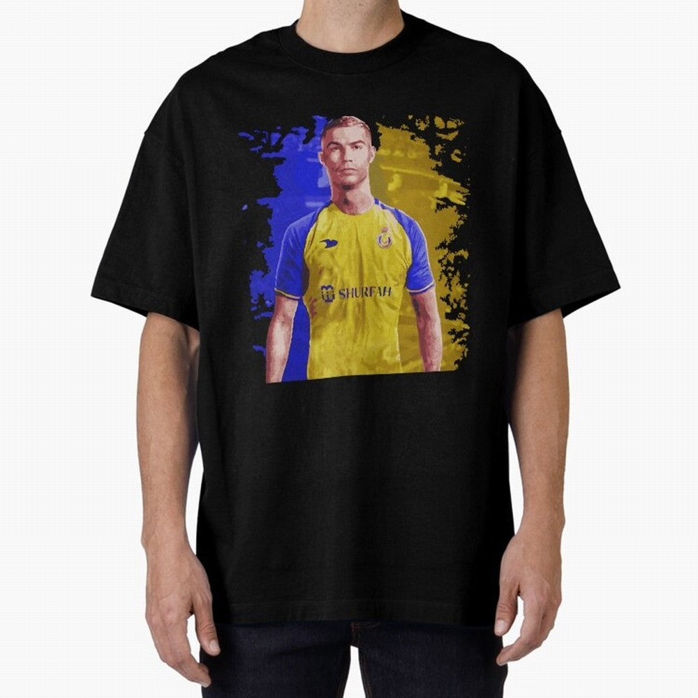 Ronaldo CR7 al nassr Oversized T-Shirt Build FIFA World Cup 2026 USA Canada Mexico for Fans of Neymar and Netherlands, Bringing Worldwide Fan Energy, Dramatic Goals, Stadium Lights and Championship Celebrations; Created for Match Day Parties,
