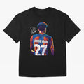 Lamine Yamal Football Player Wpap Art Oversized T-Shirt Celebrate Every Goal in the FIFA World Cup 2026 Journey through Cristiano Ronaldo Highlights, France and Portugal Pride, Stadium Chants, National Pride, Trophy Dreams and Unforgettable