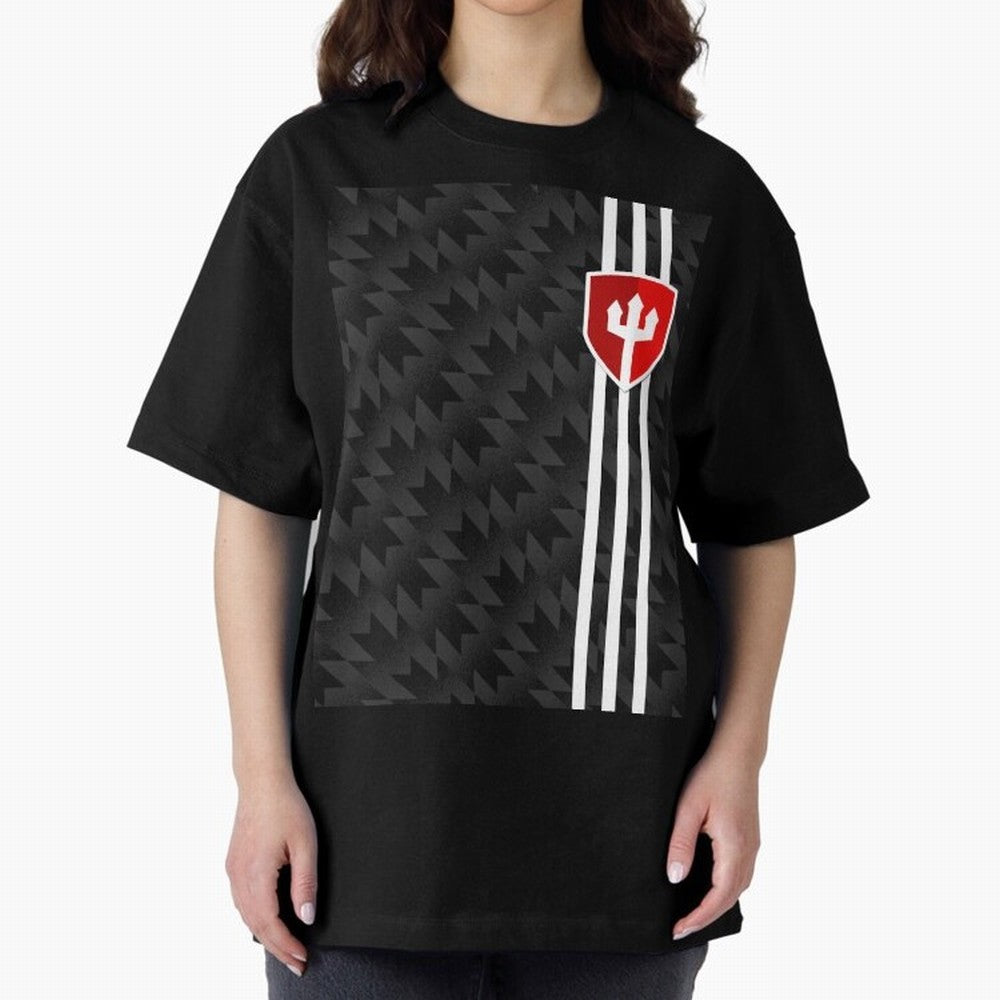 Manchester United 2017/18 3rd Kit Jersey Pattern Oversized T-Shirt Relive Legendary Nights from FIFA World Cup 2026 Group Stage Made for Messi, Neymar and Mbappe, Argentina and Brazil Energy, Worldwide Fan Energy, Dramatic Goals, Stadium Lights and