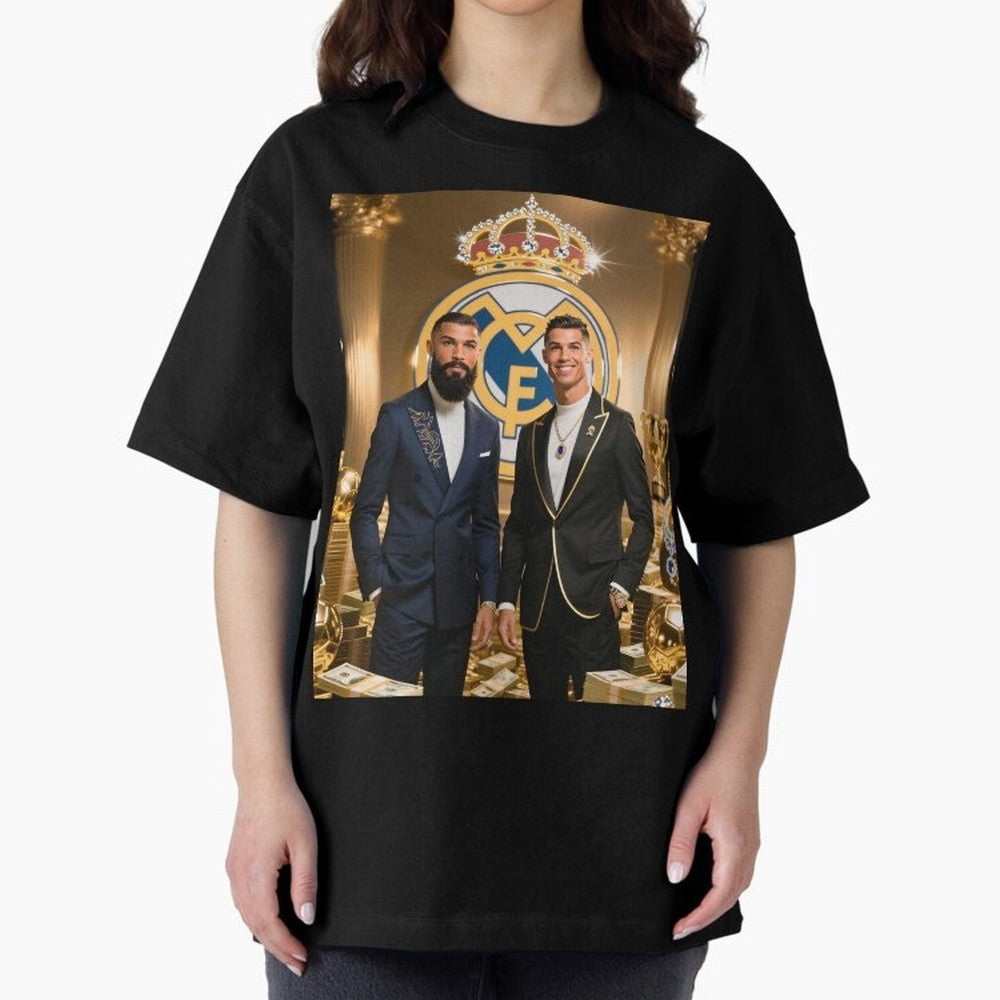 Viking Stars Oversized T-Shirt Capture Match Day Hype around FIFA World Cup 2026 USA Canada Mexico, Cristiano Ronaldo, Brazil, Portugal and Argentina, Worldwide Fan Energy, Dramatic Goals, Stadium Lights and Championship Celebrations; Made for Die