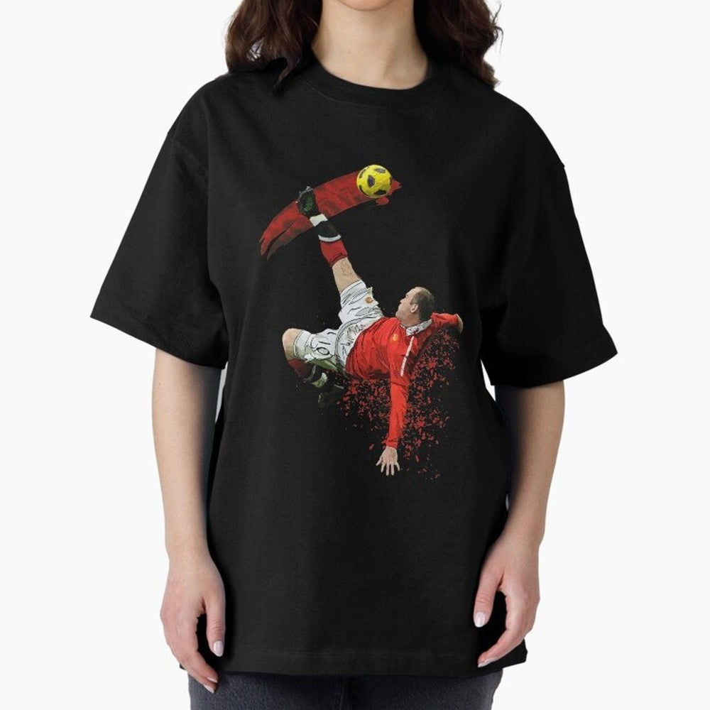 Wayne Rooney Oversized T-Shirt Keep the Legacy of the FIFA World Cup 2026 USA Canada Mexico Journey through Mbappe Highlights, Argentina and Brazil Pride, Champion Mindset, Group Stage Buzz, Knockout Tension and Passionate Fan Culture; Ideal for