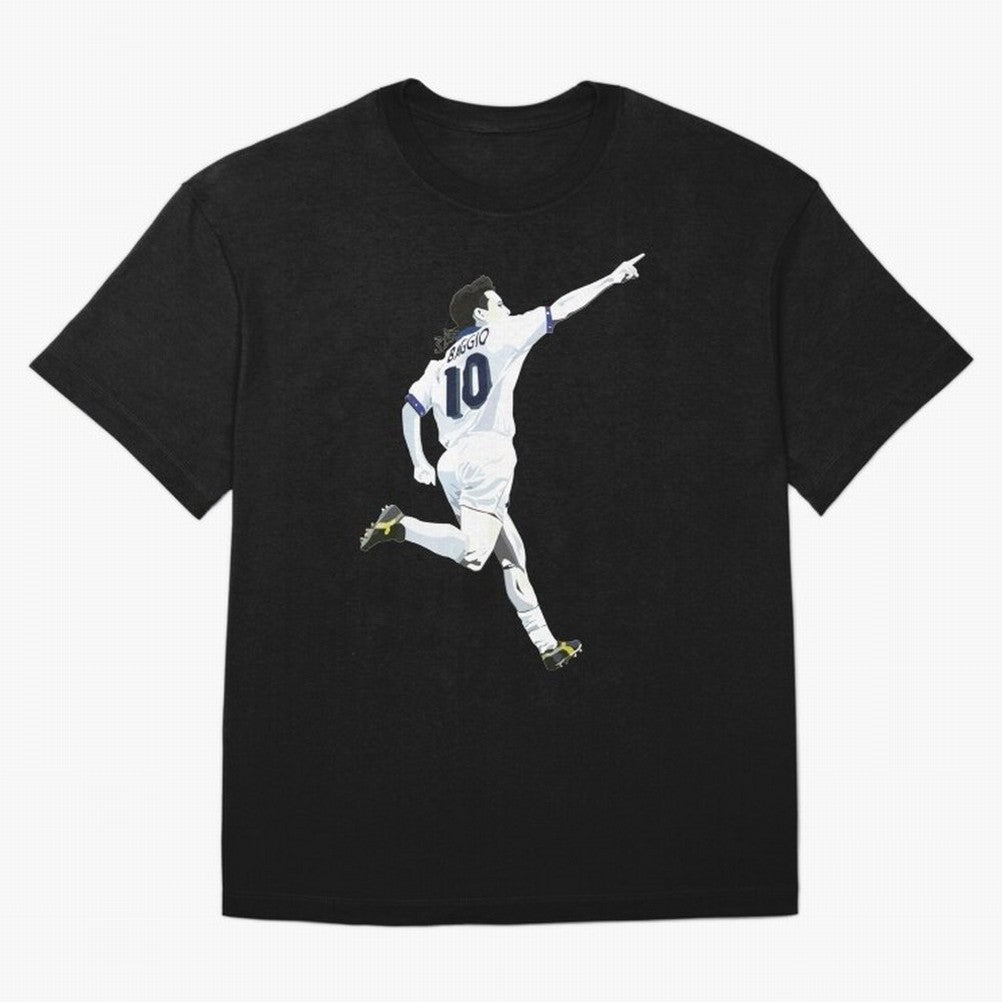 Roberto Baggio - Italy | Mbappe gift Oversized T-Shirt Upgrade FIFA World Cup 2026 Spirit, Capturing France and Portugal, Messi, CR7 and Mbappe, Stadium Chants, National Pride, Trophy Dreams and Unforgettable Football Memories; Ideal for Football