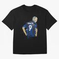 Ronaldo Number 9 Art Oversized T-Shirt Share FIFA World Cup 2026 USA Canada Mexico with Haaland and Mbappe, Argentina Energy, Game Day Rituals, Football Legends, Country Pride and the Road to the Final; Perfect for Fans, Collectors, Family