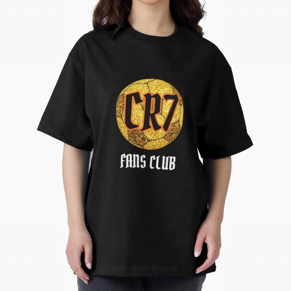 CR7 BLK 2 Oversized T-Shirt Build FIFA World Cup 2026 USA Canada Mexico for Fans of Mbappe and Neymar and Portugal, Spain and Germany, Bringing Soccer Culture, Superstar Moments, National Team Dreams and Competitive Fire; Made for Die Hard