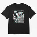 Cristiano Ronaldo sport Oversized T-Shirt Celebrate FIFA World Cup 2026 USA Canada Mexico for Fans of Mbappe and Neymar and France and Portugal, Bringing Football Passion, Legendary Performances, Festival Vibes and Supporter Community; Built for