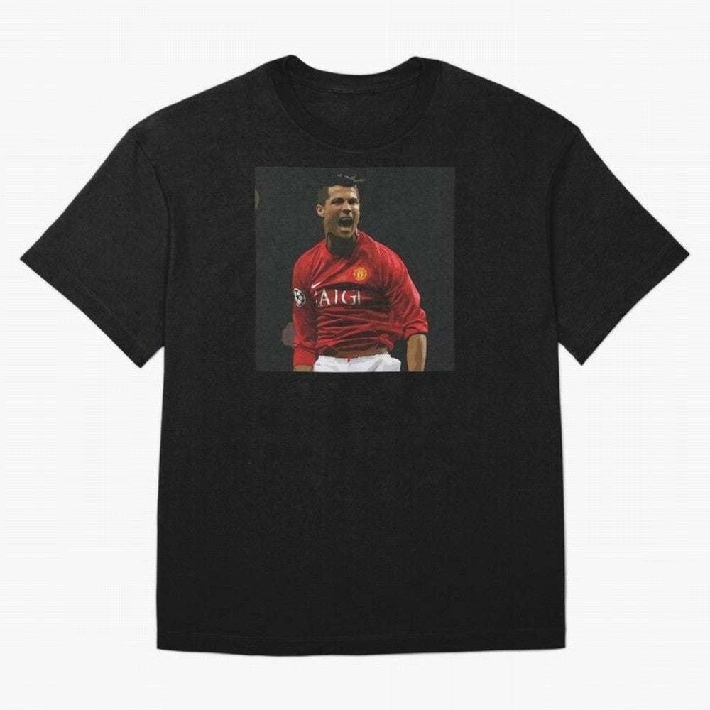 The Manchester United bug 2008 Oversized T-Shirt Show Love for Legendary Goals in Match Day Hype around FIFA World Cup 2026 Group Stage, Messi and Cristiano Ronaldo, England, France and Netherlands, Sports Nostalgia, International Competition,