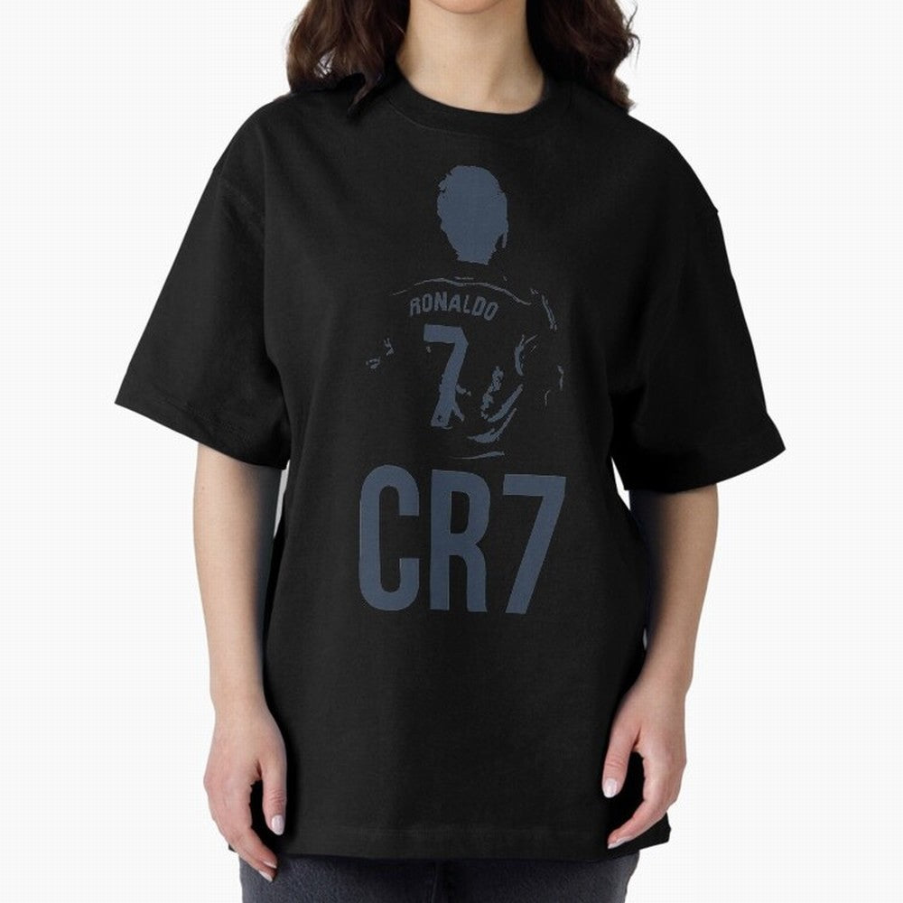CR7 - Cristiano Ronaldo Oversized T-Shirt Carry Match Day Hype around FIFA World Cup 2026, Messi, Neymar and Mbappe, Argentina, France and Brazil, Football History, Final Match Energy, Crowd Noise and Once in a Lifetime Moments; Great for