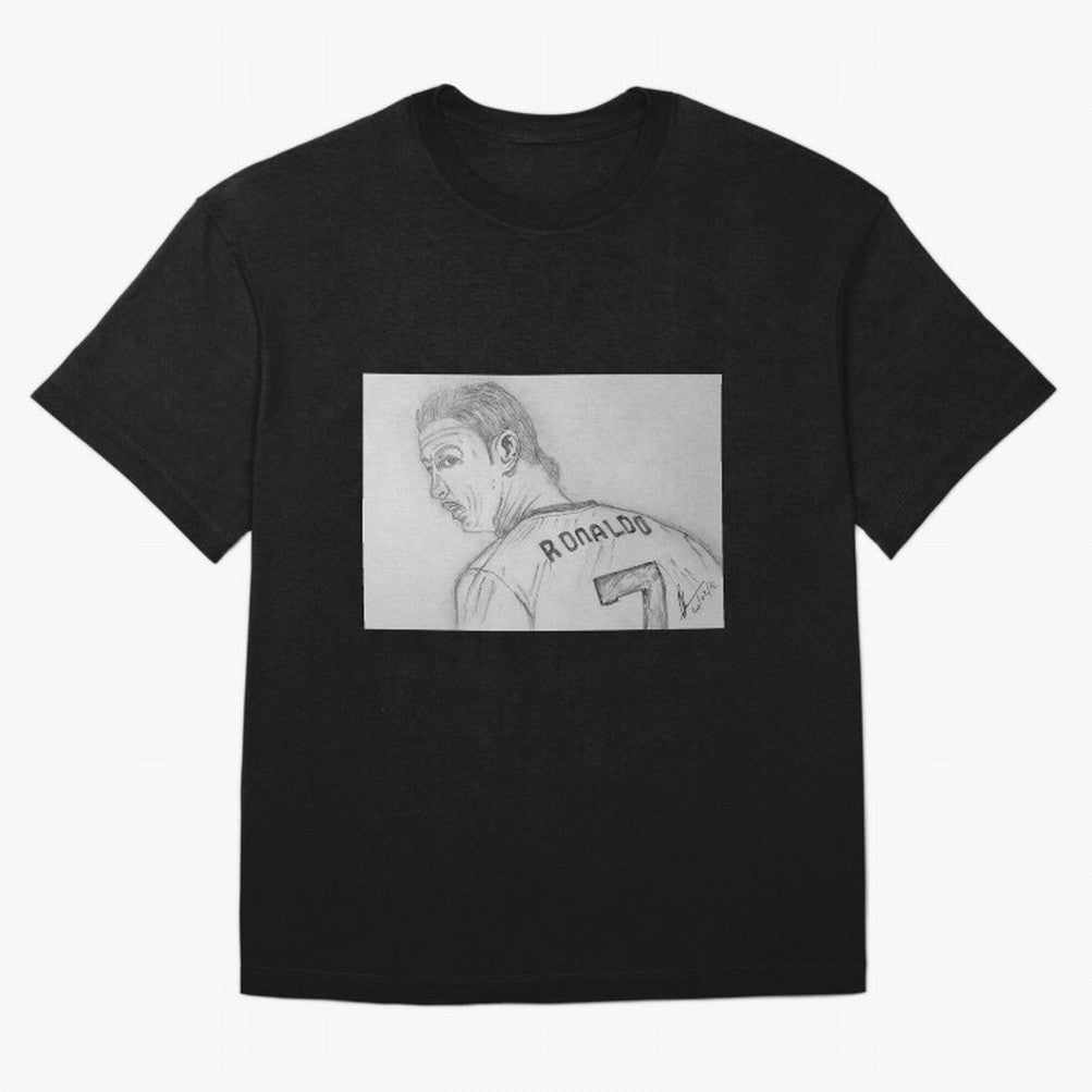 CR7 Oversized T-Shirt Carry National Pride through FIFA World Cup 2026 for Fans of Mbappe and England, France and Netherlands, Bringing Championship Spirit, Famous Goals, Roaring Crowds and International Football Unity; Ideal for Football Dads,