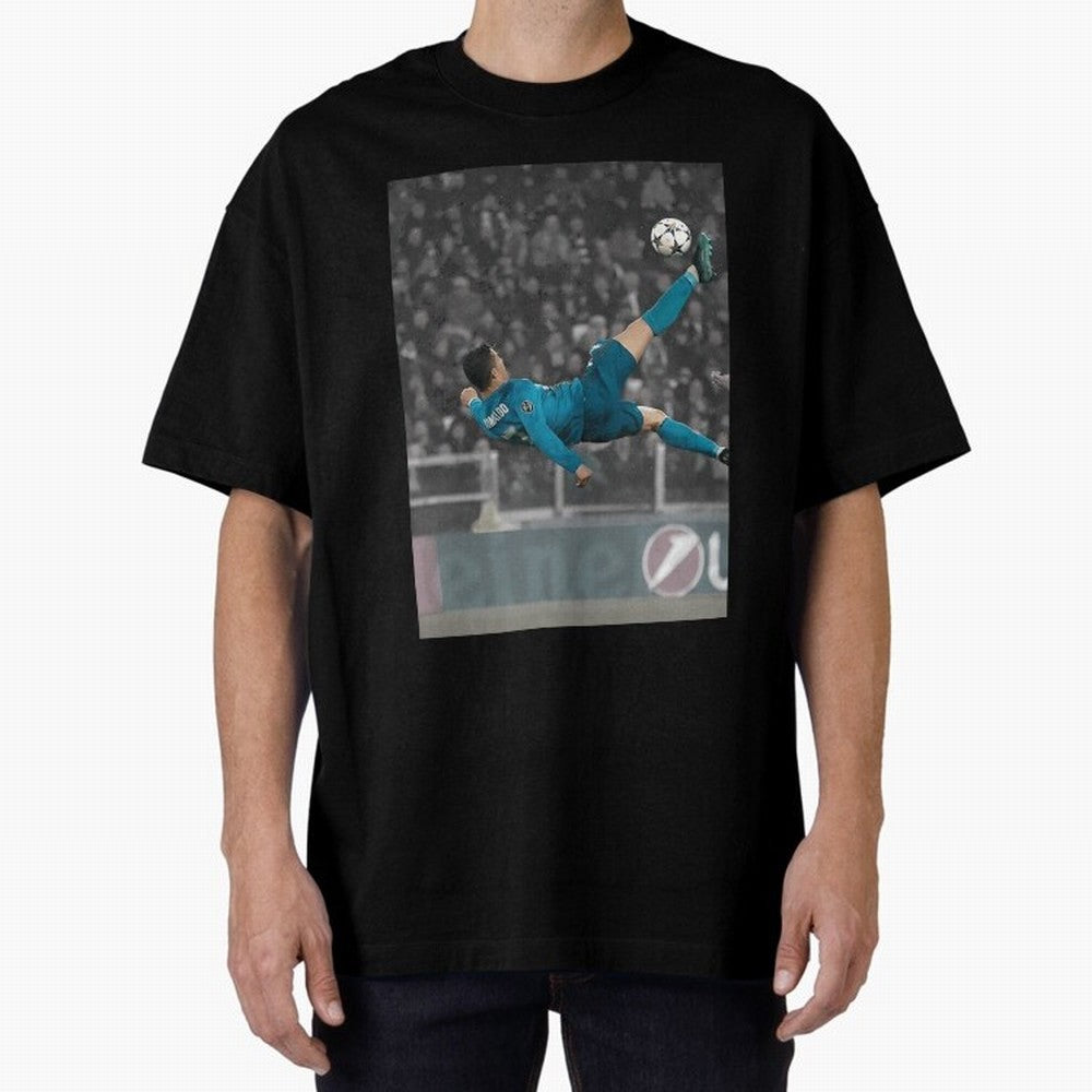 C Ronaldo Poster	 Oversized T-Shirt Celebrate Global Passion for FIFA World Cup 2026 Group Stage Spirit, Filled with Argentina, France and Brazil, Cristiano Ronaldo, Stadium Memories, Football Loyalty, International Chants and Championship