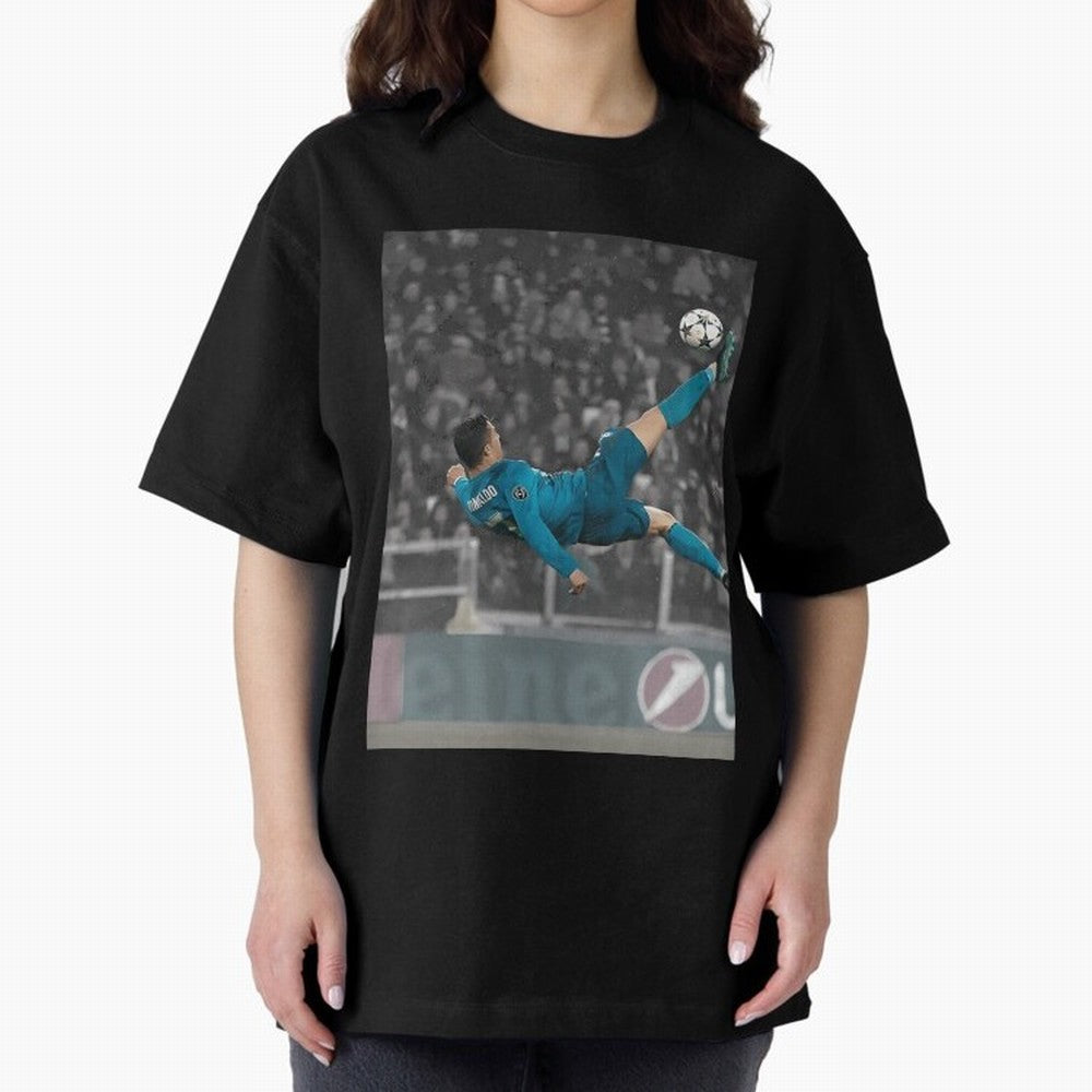 C Ronaldo Poster	 Oversized T-Shirt Celebrate Global Passion for FIFA World Cup 2026 Group Stage Spirit, Filled with Argentina, France and Brazil, Cristiano Ronaldo, Stadium Memories, Football Loyalty, International Chants and Championship