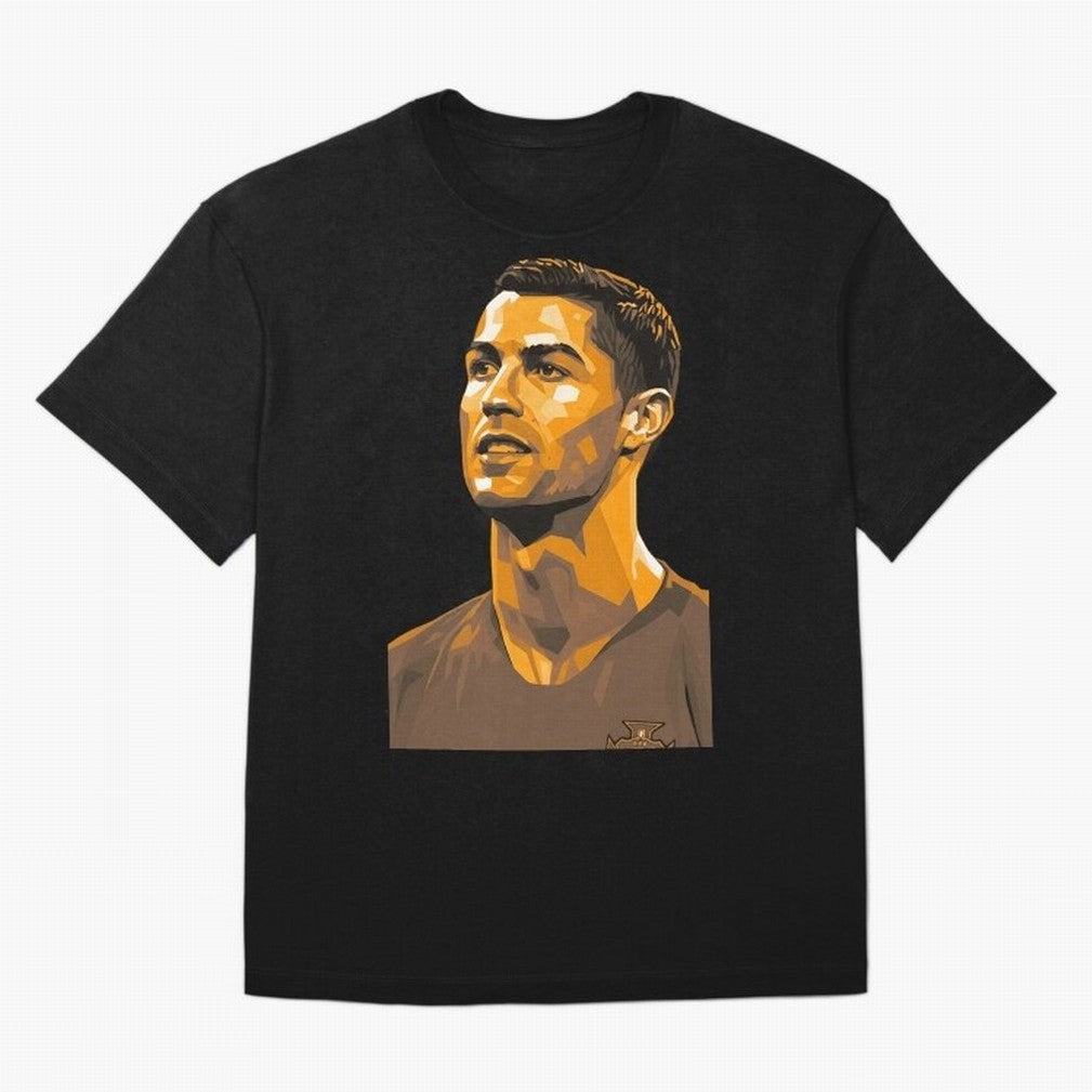 Ronaldo Oversized T-Shirt Celebrate Football Dreams Across FIFA World Cup 2026 USA Canada Mexico Spirit, Inspired by Spain, Neymar, Sports Nostalgia, International Competition, Famous Players and Unforgettable Victories; Perfect for People Who Love