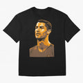 Ronaldo Oversized T-Shirt Celebrate Football Dreams Across FIFA World Cup 2026 USA Canada Mexico Spirit, Inspired by Spain, Neymar, Sports Nostalgia, International Competition, Famous Players and Unforgettable Victories; Perfect for People Who Love
