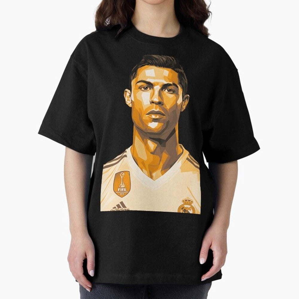 Ronaldo Oversized T-Shirt Feel the Heartbeat of Global Football Passion for FIFA World Cup 2026, Driven by CR7 and Messi, Netherlands, Global Supporter Spirit, Legendary Goals, National Colors and Tournament Celebration; Created for Match Day