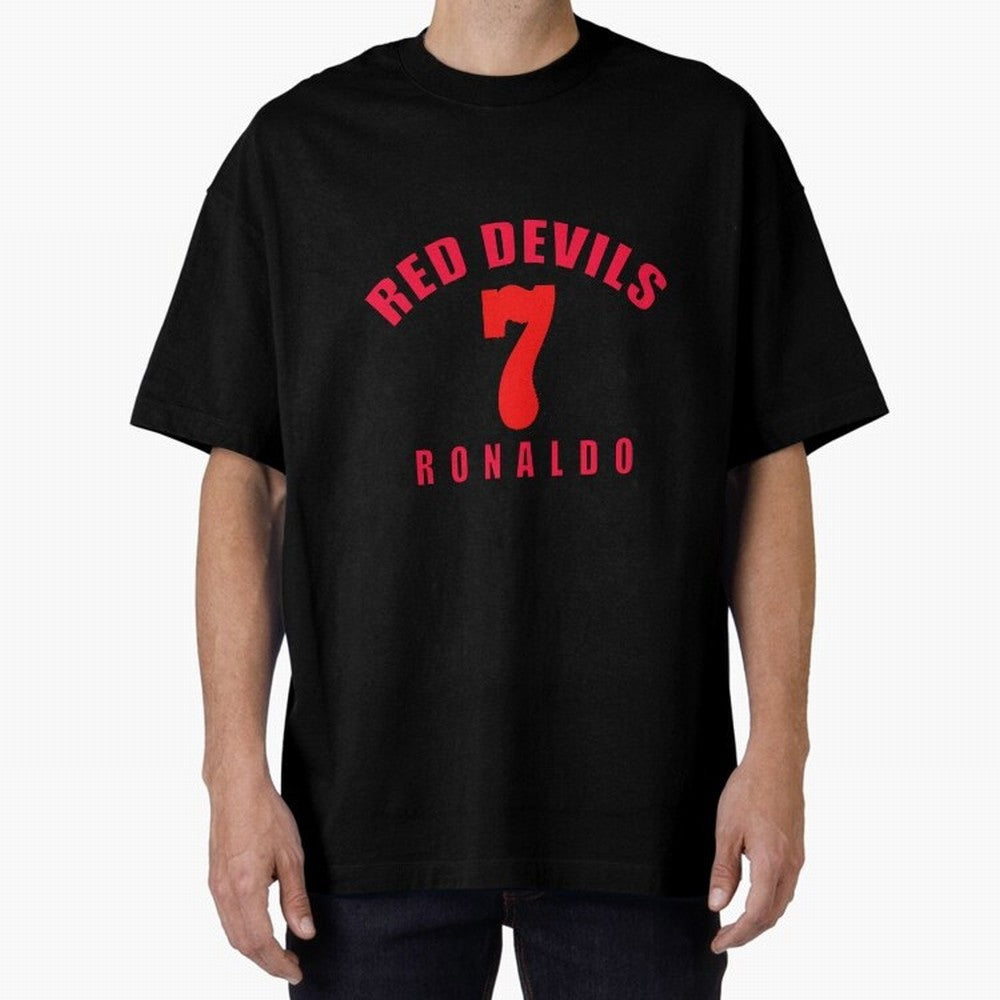 Cristiano Ronaldo Manchester United Oversized T-Shirt Carry National Pride through Match Day Hype around FIFA World Cup 2026 Group Stage, Messi, Neymar and Mbappe, France and Portugal, Stadium Memories, Football Loyalty, International Chants and