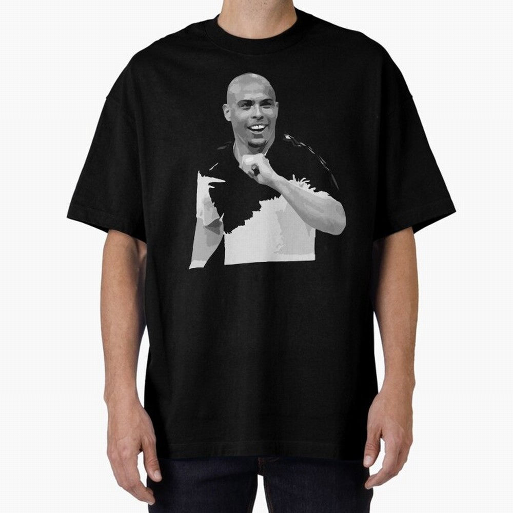 R9 Ronaldo Oversized T-Shirt Unlock FIFA World Cup 2026 Driven by Messi, Neymar and Mbappe, Spain Energy, Worldwide Fan Energy, Dramatic Goals, Stadium Lights and Championship Celebrations; Ideal for Football Dads, Football Moms, Friends,
