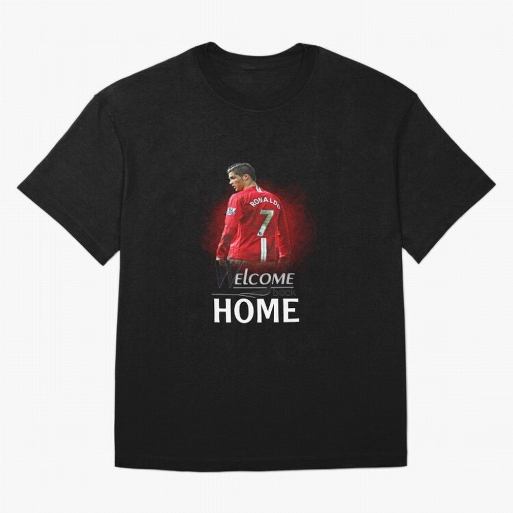Cristiano Ronaldo welcome back - Manchester Oversized T-Shirt Show Match Day Excitement for FIFA World Cup 2026 Group Stage Capturing Messi, Neymar and Mbappe, Brazil Energy, Retro Football Energy, Iconic Rivalries, Trophy Chase Drama and Stadium
