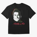 Portugal Football Captain Cristiano Ronaldo 3D Anaglyph Portrait Oversized T-Shirt Experience the Global Stage of FIFA World Cup 2026 Group Stage for Fans of Messi and Cristiano Ronaldo and England, Bringing Vintage Soccer Flavor, Modern Football