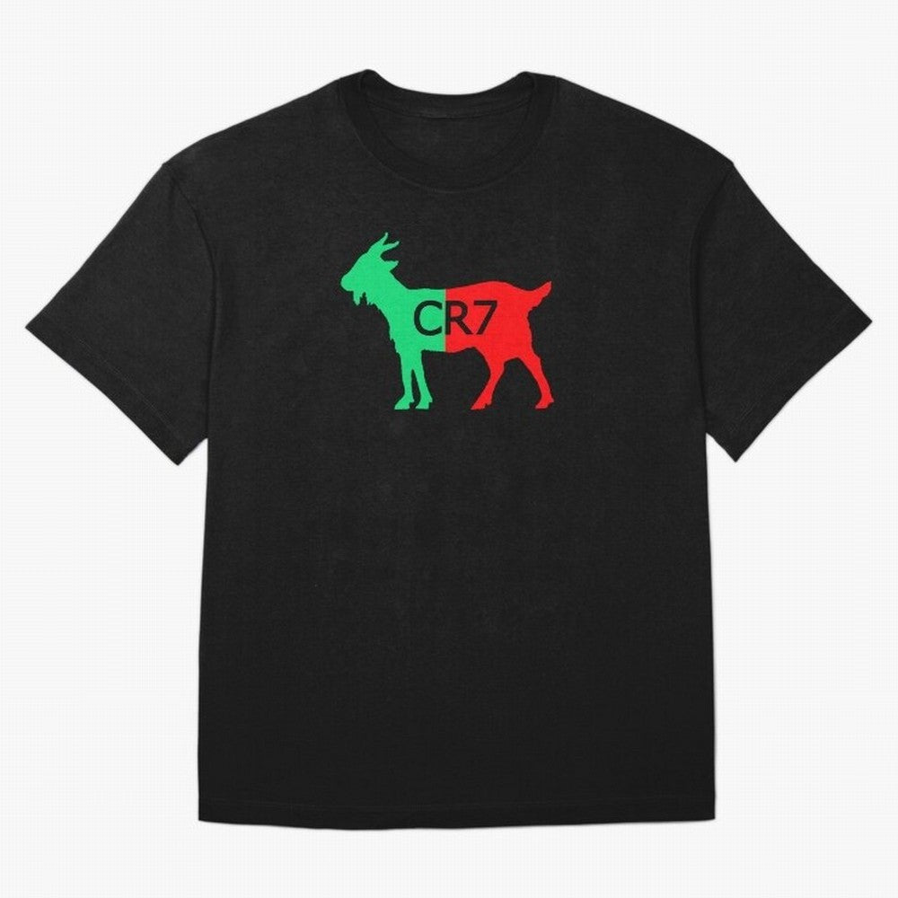 CR7 GOAT Tuga Oversized T-Shirt Refresh Match Day Hype around FIFA World Cup 2026 USA Canada Mexico, CR7 and Messi, France and Portugal, Championship Spirit, Famous Goals, Roaring Crowds and International Football Unity; Ideal for Football Dads,