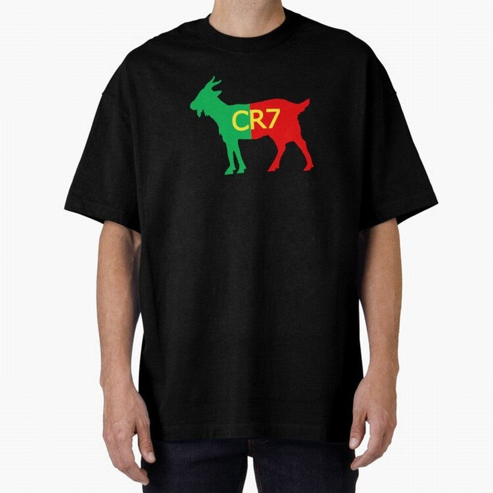 CR7 GOAT Tuga 3 Oversized T-Shirt Bring Global Tournament Vibes to FIFA World Cup 2026 Group Stage for Fans of Neymar, Haaland and Cristiano Ronaldo and Spain, Bringing Global Supporter Spirit, Legendary Goals, National Colors and Tournament